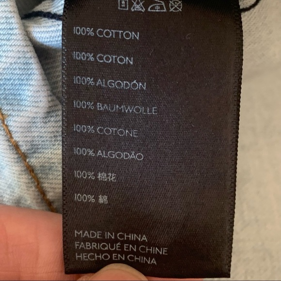 BDG Light Blue Denim Snap Front Pocket Mini Skirt Size Small - Picture 13 of 15